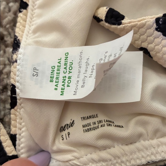 Aerie Black and White Spotted Bikini - Picture 4 of 4